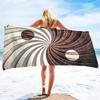 Beach Towel Yin and Yang Digital Art Quick Dry Towel Sand Proof Beach Towels Super Absorbent for Travel Pool Camping Yoga Sports
