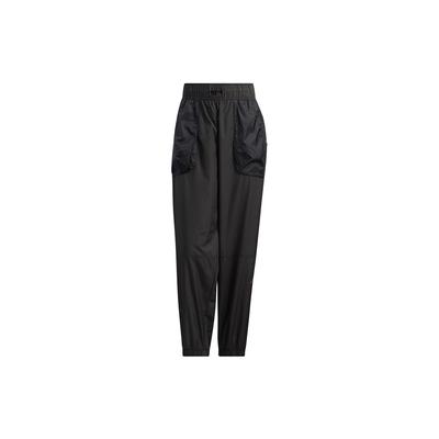 W WV PANTS Stretch Waistband Woven Sport Pants Women Black Color HA3630