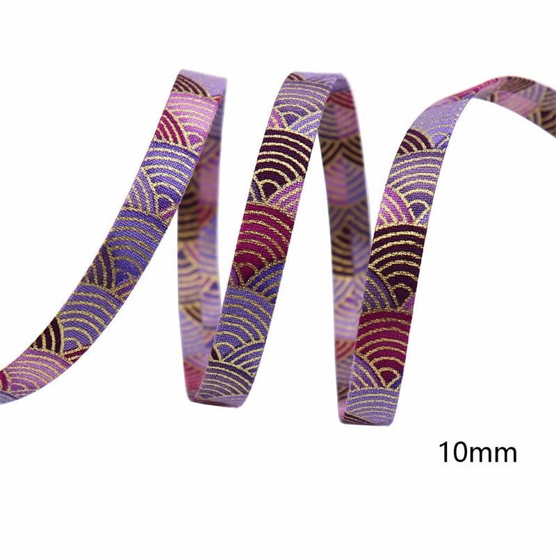 1m Flowers Ribbon Press Cloth Strip DIY Handmade Materials Headwear Hair Bows Clothing Shoes Hats Crafts