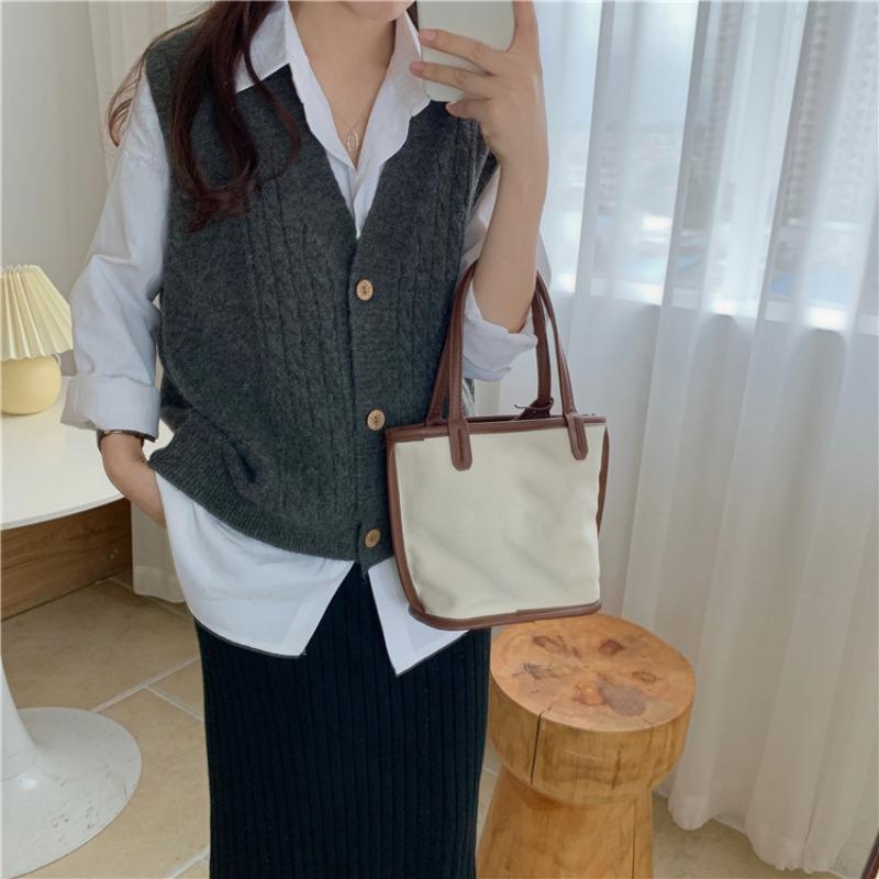 

Winter New Sleeveless Casual Knitted Sweater Vest Women Fashion Single Breasted Loose V-neck Sweaters Vests Solid Elegant Ladies Waistcoat Tops 25733 One Size темно-сірий