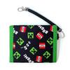 Kaitak Family Minecraft Bifold Wallet with Coil Closure and Velcro Closure, Official Apparel Merchandise, 1P5F58H (Green)