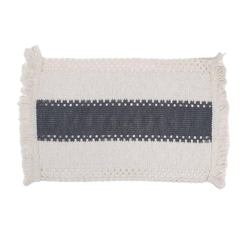 Table Cloth Placemats With Braided Tassel Boho Dining Table Mat Kitchen Pads For Home Party Wedding Decoration Coasters