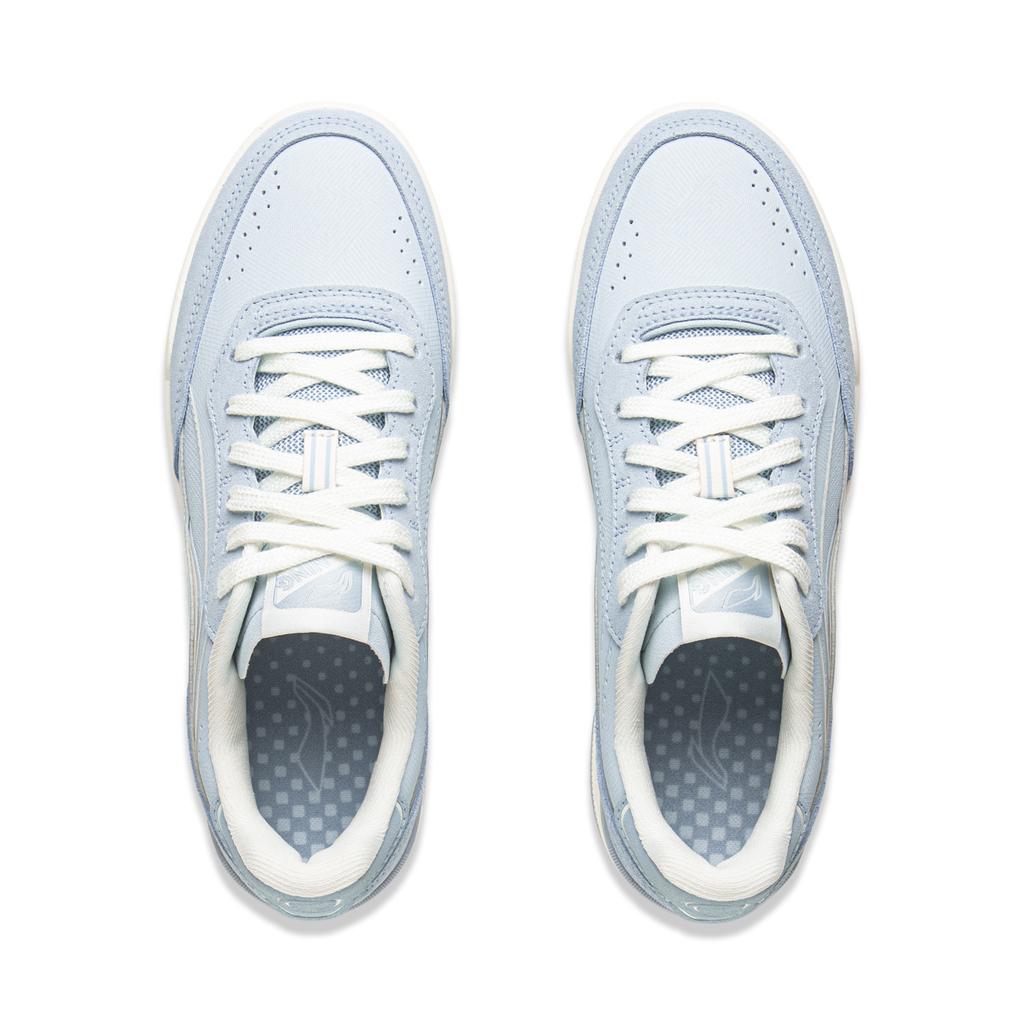 Li Ning Moon Glaze Slip Resistant, Abrasion Resistant, Breathable Low top Skateboard Shoes Women's Blue AGCV334-5