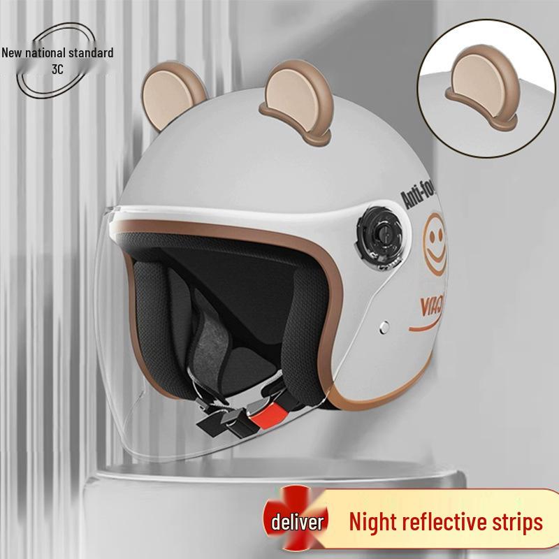 Women's Unisex Winter Warm Half Helmet for Electric Scooter/Motorcycle with Free Shipping