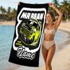 Customizable personalized beach towels Mr. Bean themed designs.Suitable for the beach, yoga, sports;ideal as beach accessories