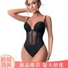 Women Thin Strap Backless Tummy Control Shapewear Bodysuit Bra