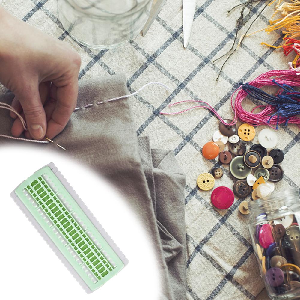 Cross Row Line Tool Specializ Yarn Floss Tread Organizer Sewing Needle Holder 50 Positions Cross Accessory