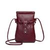 PU Handy-Tasche Damen Kleine Tasche Einfarbige Umhängetasche
