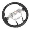Hydro Dip Steering Wheel Perforated Leather 3 Section Type Replacement For Hilux AN110 AN120 AN130 2015 to 2023 Carbon