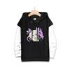 Oversized Hooded Sweatshirt Teens Cartoon Anime Print Daily Winter Wear Mens Loose Fit Pullover