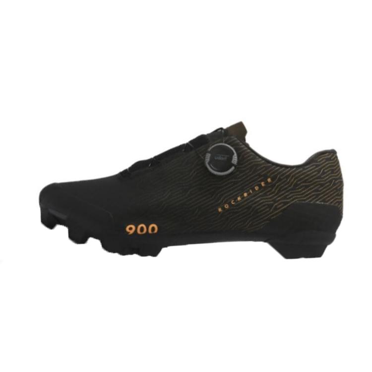 

Decathlon RACE900 Амортизирующие Износостойкие Низкие Велотуфли Мужские Черно-оранжевые 43