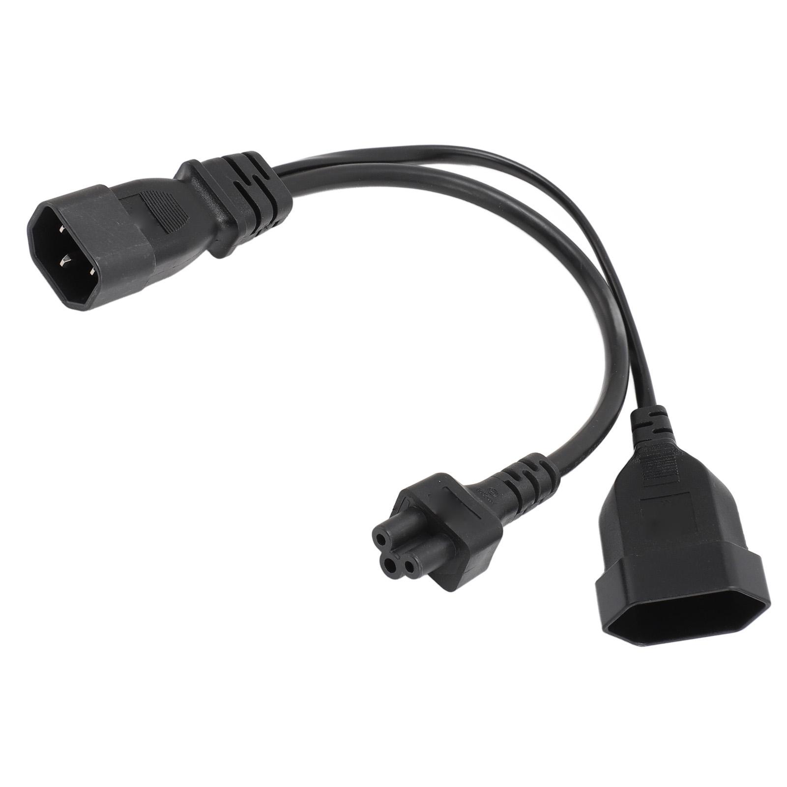 

C14 - C5 EU4.0 Y-разветвитель, шнур питания, одинарный IEC 320 C14, штекер - C5 EU4.0, гнездо, разветвитель