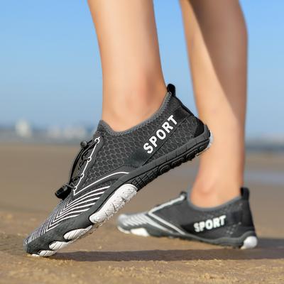 Outdoor Bachschuhe Zehenschuhe Strandschuhe Herren- und Damen-Watschuhe Schnelltrocknende Schwimmschuhe Rutschfest Barfuß Indoor-Fitnessschuhe