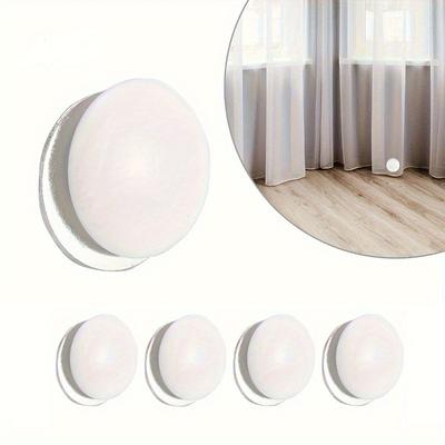 4pcs Magnetic Shower Curtain Weights, Silicone Covered Rustproof Shower Curtain Liner Weights,Duty Outdoor Curtain Weights For Tablecloth, Drapery,