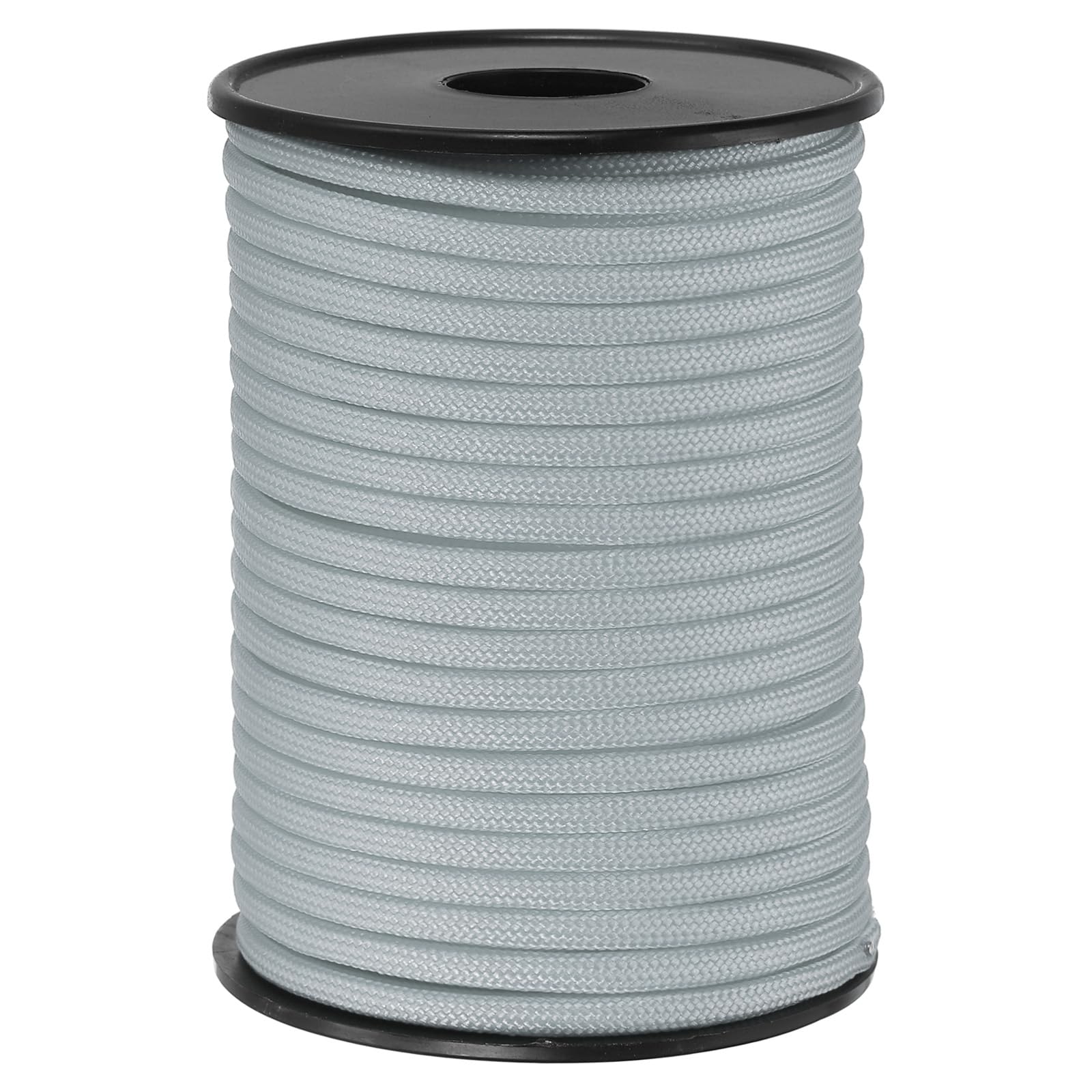 

PATIKIL 100FT 550 9 Strands Parachute Cord Spool for Camping Hiking Fishing 4mm Survival Strong Rope Gray Paracord,