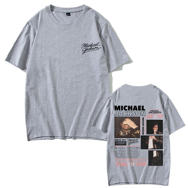 GUOYAN TOP Klassiek Retro Michael Jackson Koning van de Pop T-shirt Mannen Vintage Gotische Rock T-shirts Mannen Hip Hop Punk Oversized T-shirts 4XL