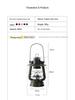 Cross 276 Retro Kerosene Camping Lantern: Outdoor Tent Atmosphere Light