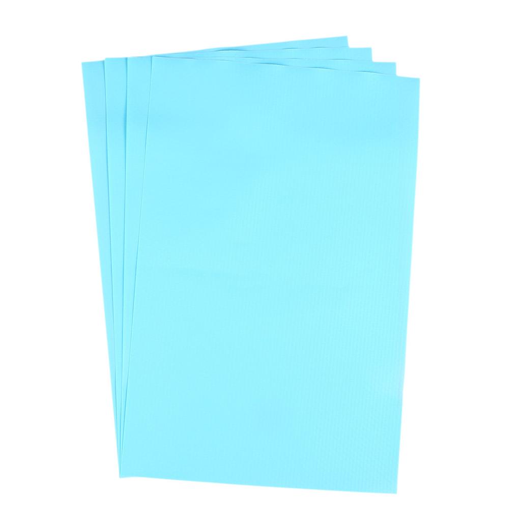 4Pcs 45x29cm Water Resistant Fridge Liner for Drawer Cabinet Table Top Moisture Absorbing Non-Slip Refrigerator Shelf Pad Eva