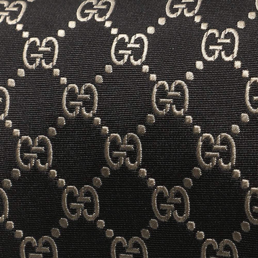 Silk GG Pattern Tie BLACK Black [Gucci] 100% [GC4996951079] / - [Item]