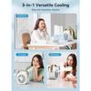 Portable Air Conditioner -5200mAh Rechargeable Mini Air Conditioner with 3 Speed Settings, 5-10 Hours Runtime,Quiet Desk Cooling Fan, Personal Air