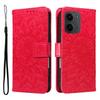 For Xiaomi Redmi 15C 4G (173mm) Leather Wallet Case Sunflower Imprinted Phone Cover