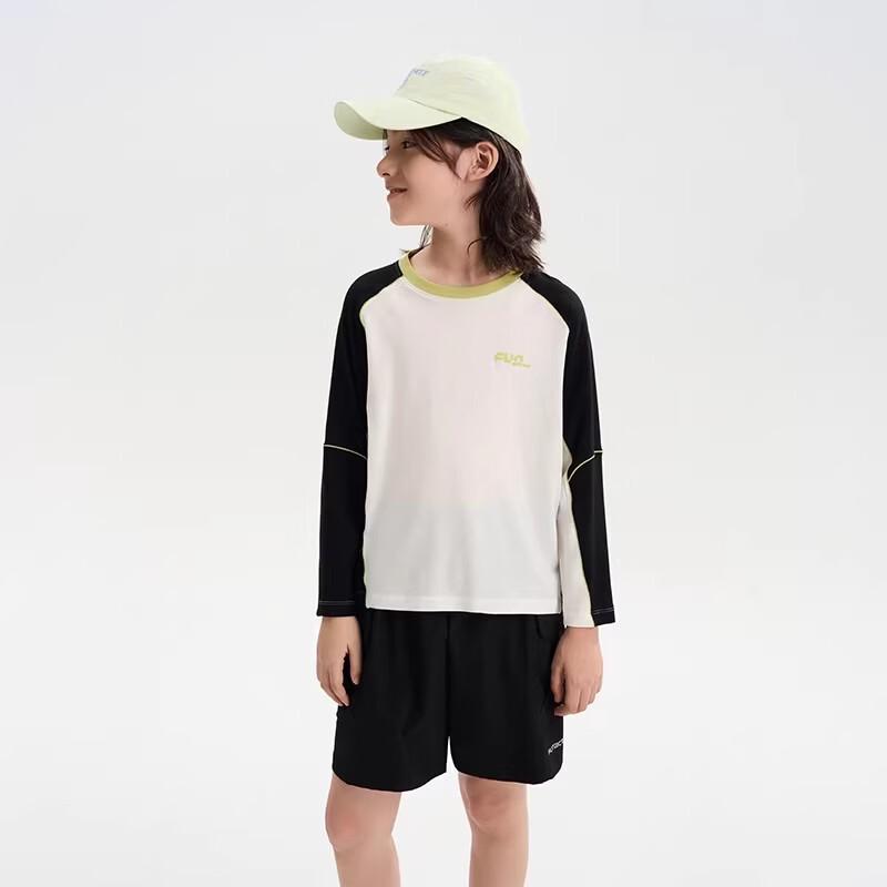 FUN ACTIVE Girls  Merino Wool Long Sleeve Quick-Dry T-Shirt 140