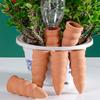 Miniature Ceramic Plant Watering Cones for Plant Self Irrigation Probes Office Greenerys Efficient Indoor Plant Care 6pc