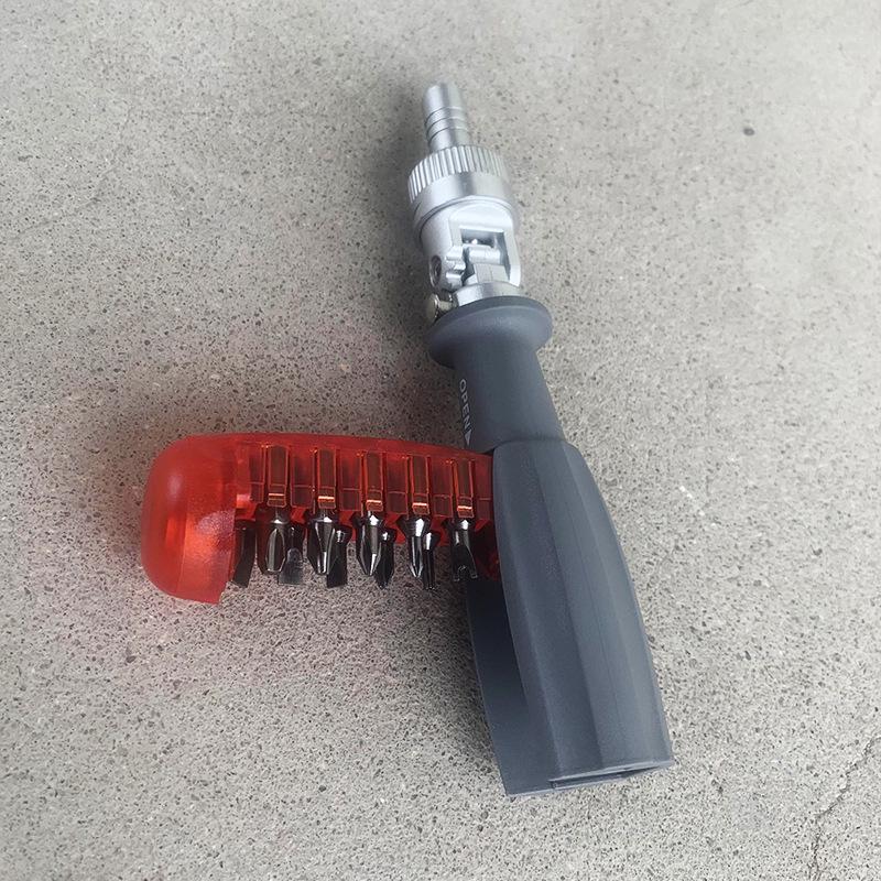 10-in-1 Multi-Angle Ratchet Screwdriver with Phillips/Flathead Bits & Chrome-Vanadium Steel