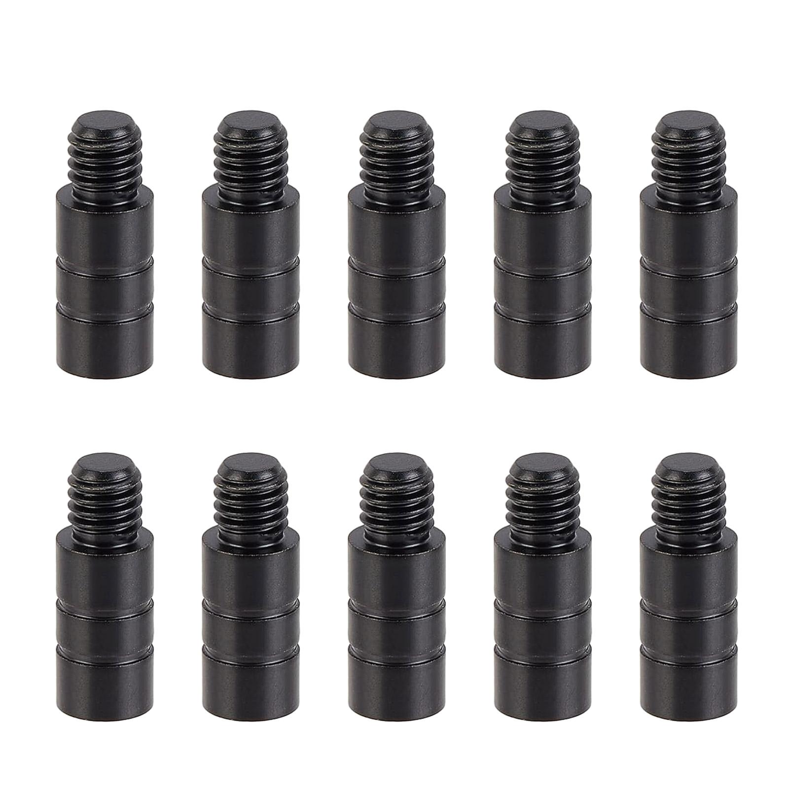 

10 Pcs Pures Coppers Dart Weight Add Accentuator Tool 2BA Thread Counterweight Hardware Weight Dart Replacement Parts чорний