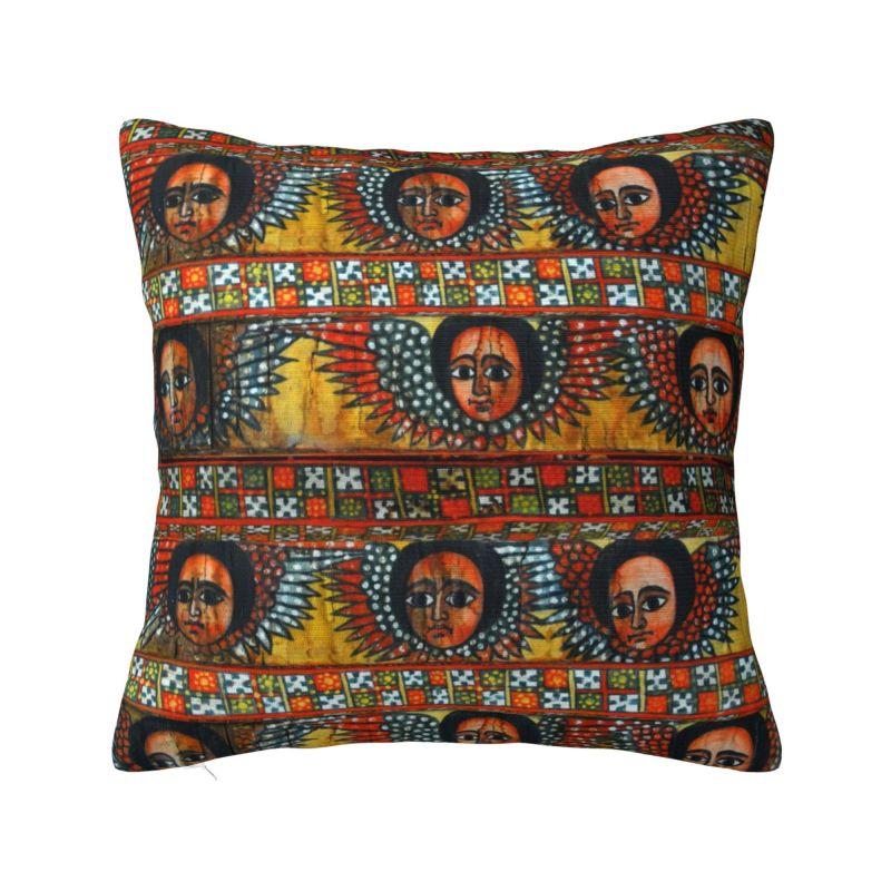 

Ethiopian Habesha Art Modern Throw Pillow Cover Home Decorative Sofa Cushion 30x30cm 12x12in