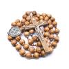 Perlen Wand Rosenkranz Halsketten Katholisches Religiöses Geschenk Kruzifix Schmuck D57B
