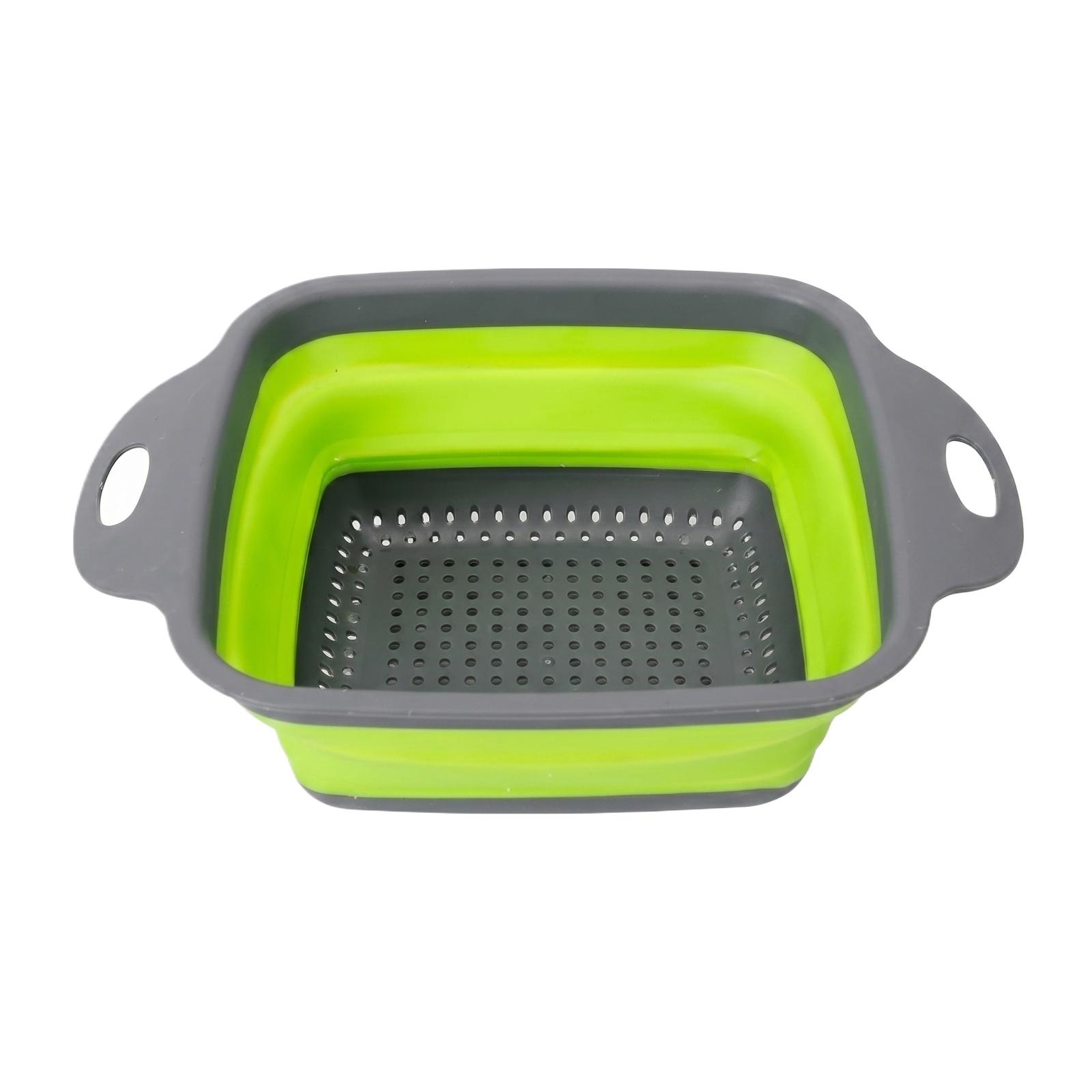 

Multi-functional, Foldable Household Water Filter Basin S зелений