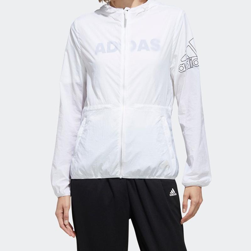 (WMNS) adidas hooded Woven Jacket White Women's FT2862