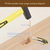Home Door Strikes Plate set with Easy to Clean surfaces  & Precise Hole Alignment Standard Door Lock Latches Reinforcement