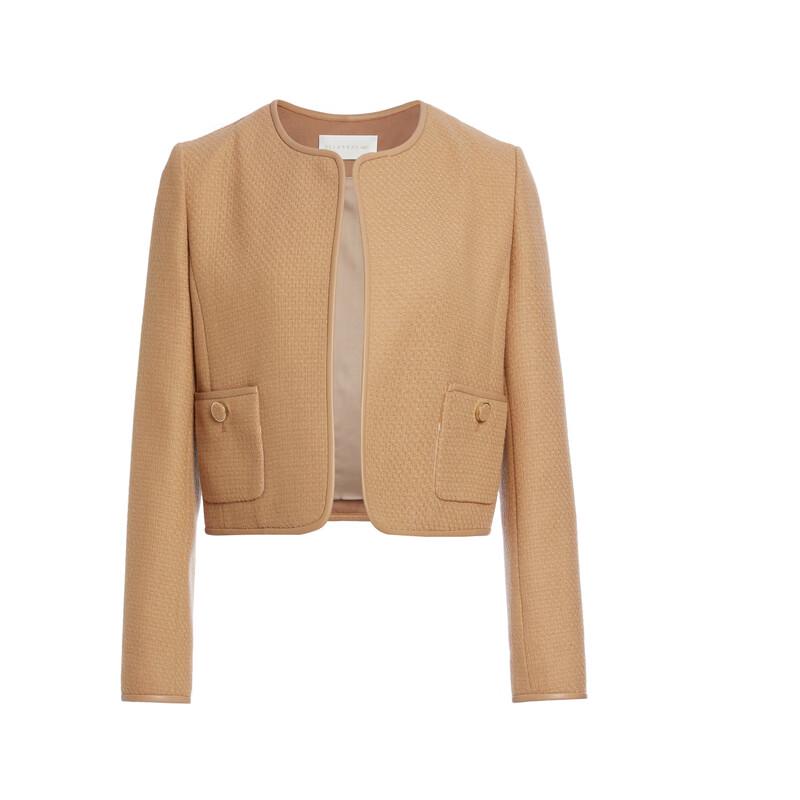 ELLASSAY Women's Elegant Simple Short Coat