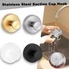1pcs Stainless Steel Suction Cup Hook Waterproof Wall Mount Hooks Punch-free Reusable Kitchen Bathroom Wall Hanger Towel Clothes