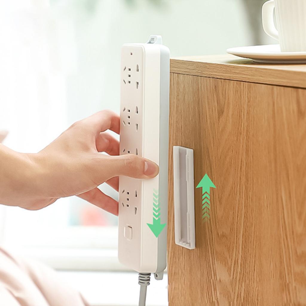 No-Drill Power Strip Holder — Self-Adhesive Wall Mount & Organizer For Power Strips And Extension Cords
