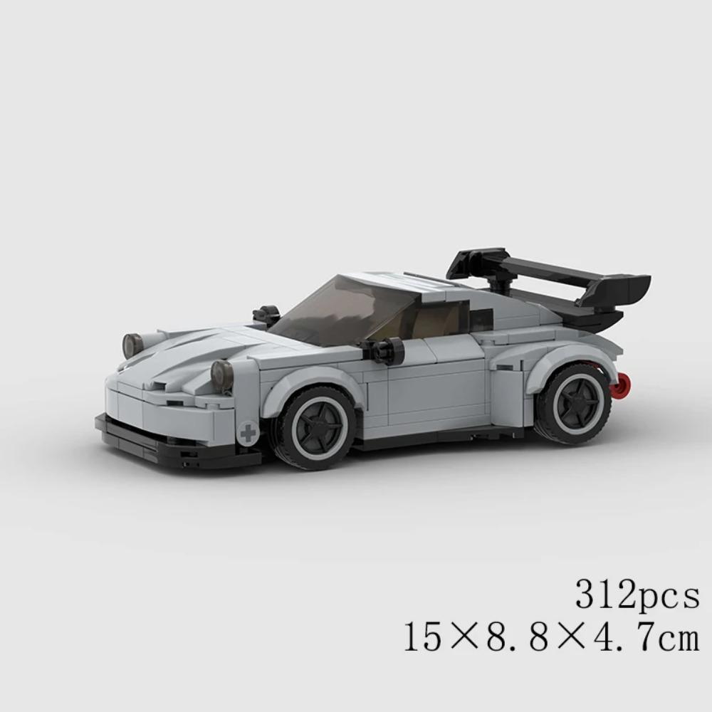 Model Mașină de Curse de Viteză în Oraș Blocuri de Construcție Cărămizi DIY MOC Jucărie Raliu Clasic Sport Vehicul Super Cursă Cadou de Crăciun tehnică