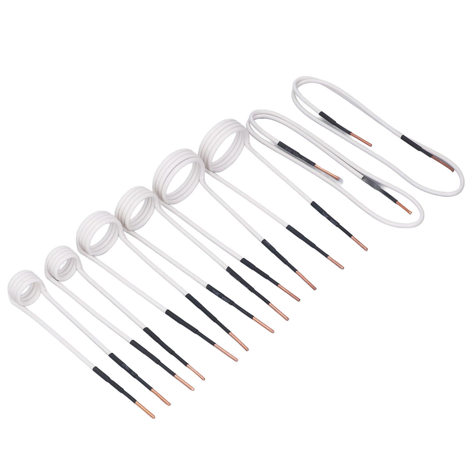 

8 шт. Индукционная нагревательная катушка 2,5 мм латунный сердечник 4 типа набор для снятия болтов гаек