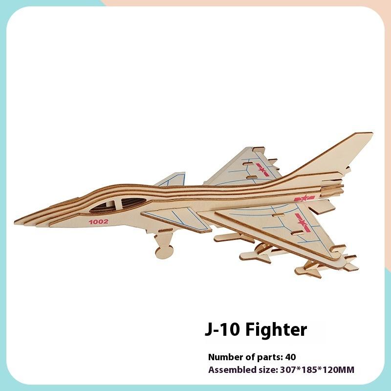 Simulation Wooden Toy Children's Handmade Educational Assembly 3d Three-dimensional Puzzle