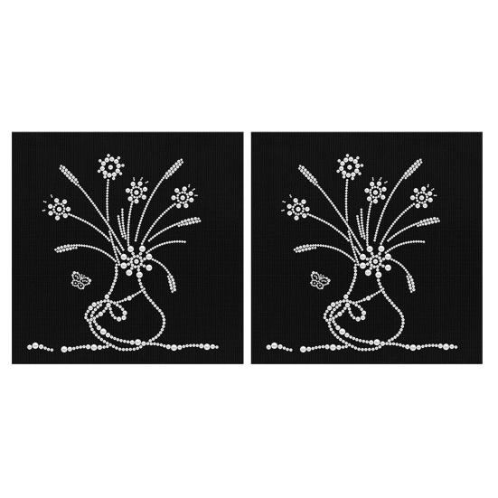 Gör-det-själv pärlmålningskit för vuxna nybörjare 3D pärlkonst pysselkit Plastpärlor Förtryckt duk Verktyg för heminredning Välkomstpresent