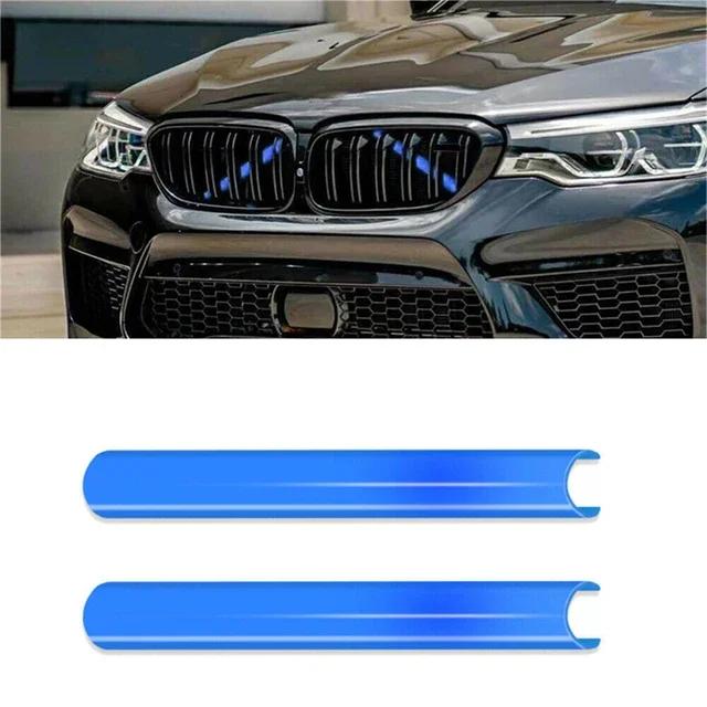 2Pcs Car Grill Bar V Brace Style Front Grille Trim Strips Cover Frame Stickers For BMW F30 F10 F20 F11 F31 F07 F32 F33 F34 F36