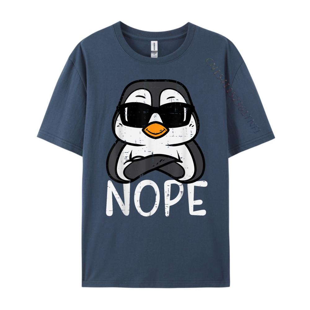

Penguin Nope Sunglasses Cool Toddler Free Shippping Clothes Unisex s Shirts Graphic 4XL