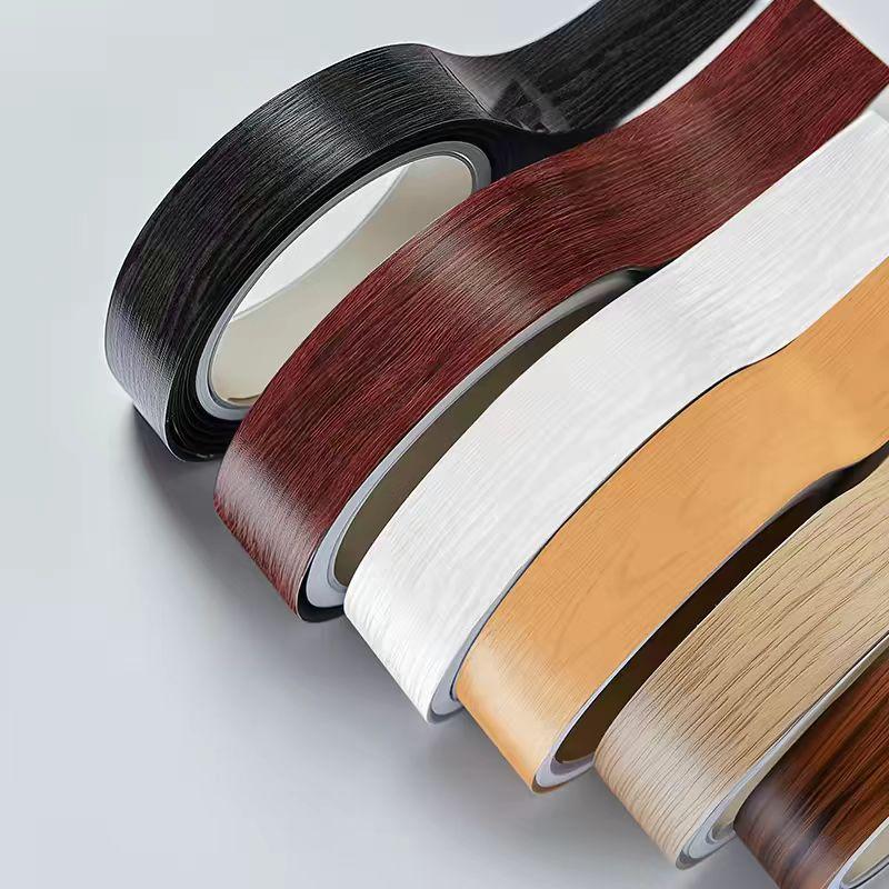 1PC 10m Wood Grain Edging Tape Thickened Self Adhesive Refurbished Self-adhesive Edge Band PVC Decorative Beauty Seam