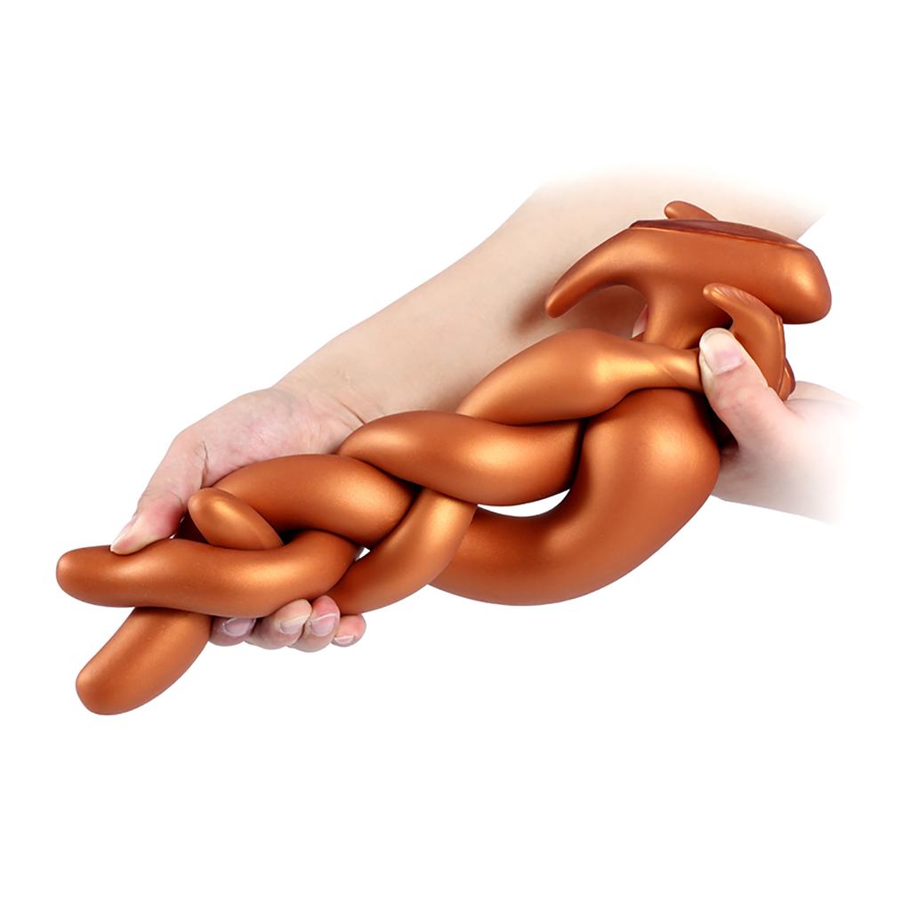 Dildo Anal Supradimensionat din Silicon Lichid, Dilatator Anal, Dop Anal Enorm, Stimulează Vaginul și Anusul, Masaj Prostată, Jucării Sexuale