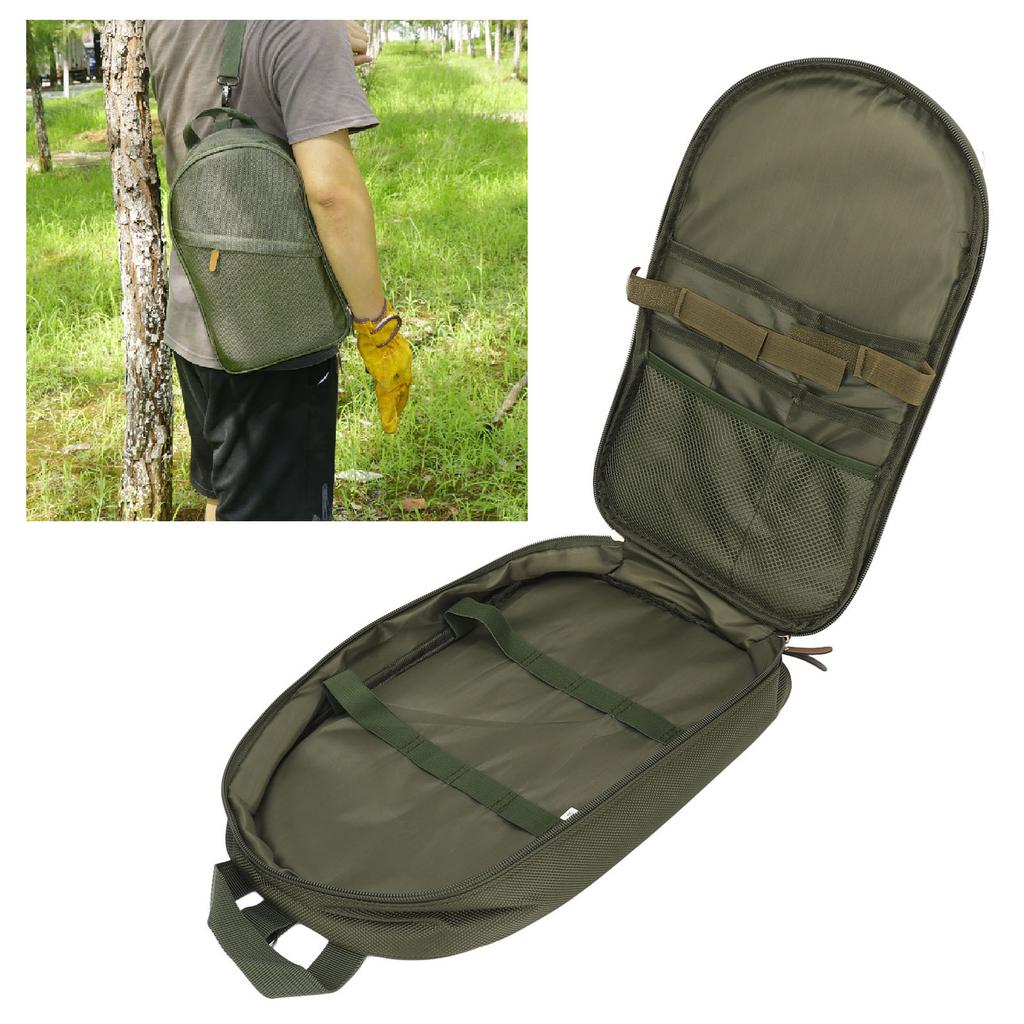 Camping Cooking Utensil Bag Polyester Multifunctional Portable Camping Cookware Storage Bag for Outdoor BBQ Travel