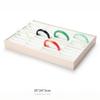 Stylish Velvet Bangle Tray With 40 Slot Inserts Display Stand For Watchbracelet Holder Case Jewelry Display Storage Rack