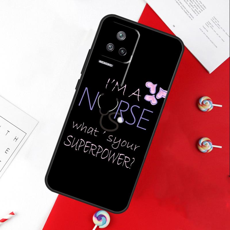 Stethoscope Heart Nursing Nurse Cover For Xiaomi 11T 12T 13T 14T Pro 13 14 15 Ultra POCO X7 Pro X3 X5 X6 F5 F6 M6 Pro Case