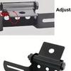 Adjustable Motorcycle License Plate Mount Holder Universal Folding License Plate Tail Light Bracket Replacement Part Accessories