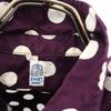 KATO Dot Pattern Short Sleeve Cotton Shirt XS Purple Polka Dot Men's Used